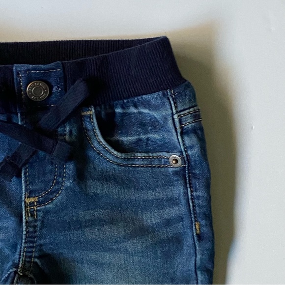 Gap jeans size 3-6 months “My first easy slim” comfy wide waist band baby EUC - Picture 3 of 13